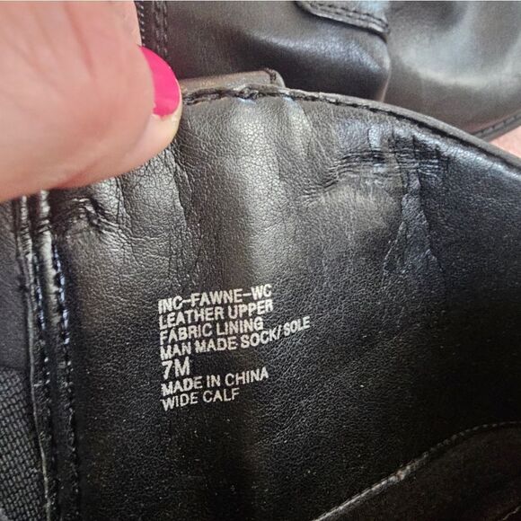 NWT INC Fawne riding boots sz 7 - Picture 6 of 6